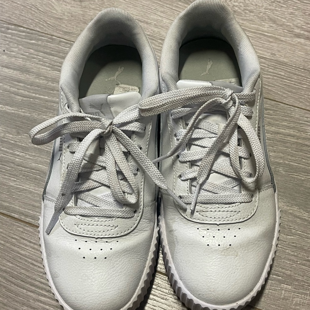 Women’s Puma White Platform Sneakers